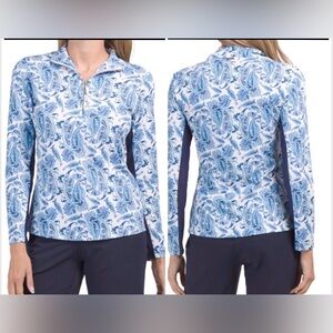 ☀️ Cabana Life Charleston Quarter Zip – Size Large NWT 🌴🌊